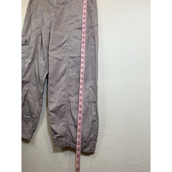Anthropologie Pants Womens 8 The Carson Barrel Leg Utility Cargo High Rise - Picture 3 of 7